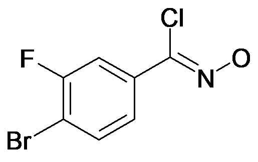 4-Bromo-3-fluoro-N-hydroxybenzenecarboximidoyl chloride