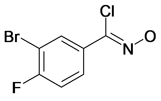3-Bromo-4-fluoro-N-hydroxybenzenecarboximidoyl chloride