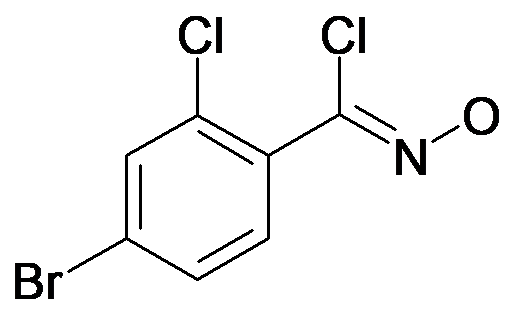 4-Bromo-2-chloro-N-hydroxybenzenecarboximidoyl chloride
