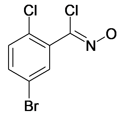 5-Bromo-2-chloro-N-hydroxybenzenecarboximidoyl chloride