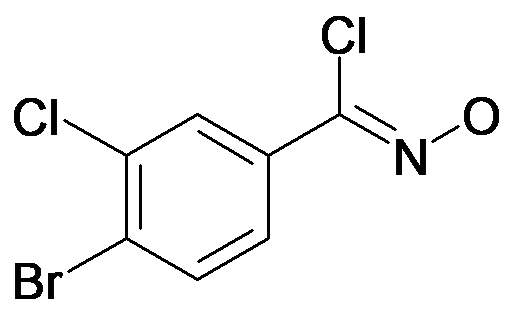 4-Bromo-3-chloro-N-hydroxybenzenecarboximidoyl chloride