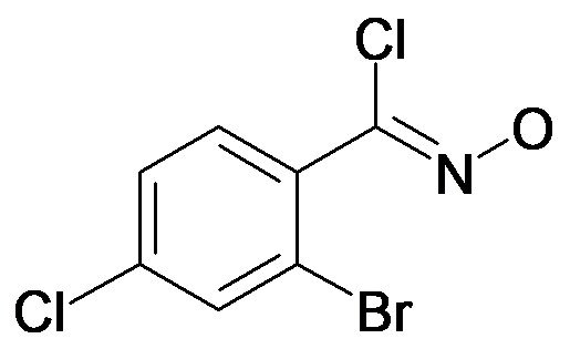 2-Bromo-4-chloro-N-hydroxybenzenecarboximidoyl chloride