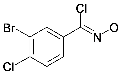 3-Bromo-4-chloro-N-hydroxybenzenecarboximidoyl chloride