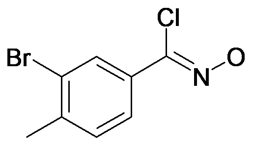 3-Bromo-4-methyl-N-hydroxybenzenecarboximidoyl chloride