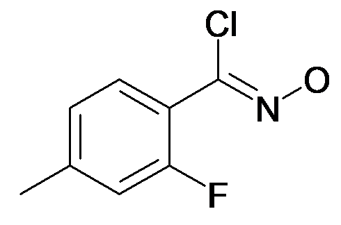 2-Fluoro-4-methyl-N-hydroxybenzenecarboximidoyl chloride