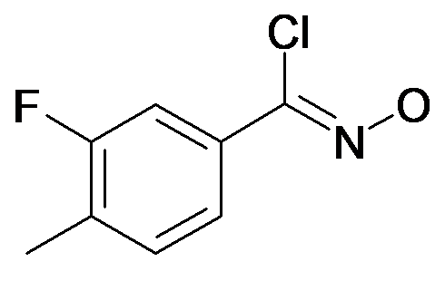 3-Fluoro-4-methyl-N-hydroxybenzenecarboximidoyl chloride