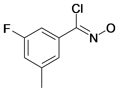 3-Fluoro-5-methyl-N-hydroxybenzenecarboximidoyl chloride