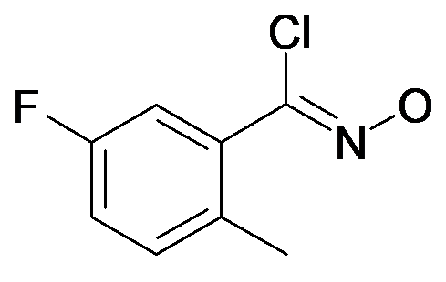 5-Fluoro-2-methyl-N-hydroxybenzenecarboximidoyl chloride