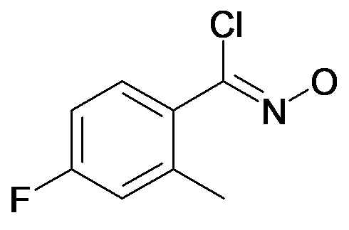 4-Fluoro-2-methyl-N-hydroxybenzenecarboximidoyl chloride