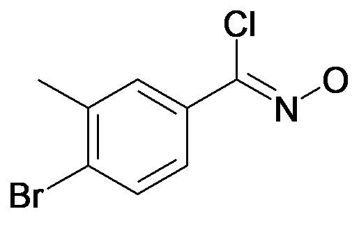 4-Bromo-3-methyl-N-hydroxybenzenecarboximidoyl chloride
