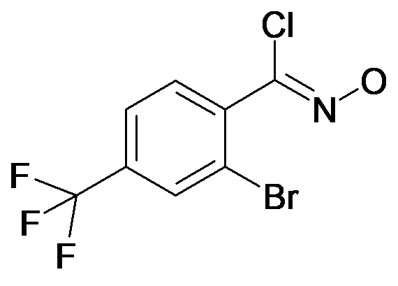 2-Bromo-N-hydroxy-4-(trifluoromethyl)benzimidoyl chloride