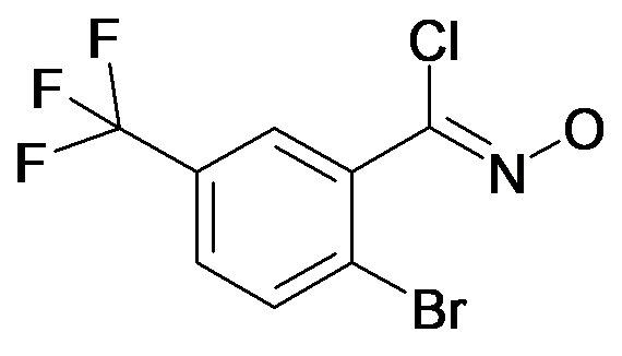 2-Bromo-N-hydroxy-5-(trifluoromethyl)benzimidoyl chloride