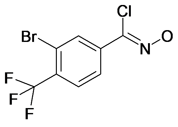 3-Bromo-N-hydroxy-4-(trifluoromethyl)benzimidoyl chloride