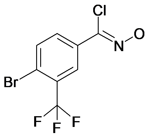 4-Bromo-N-hydroxy-3-(trifluoromethyl)benzimidoyl chloride