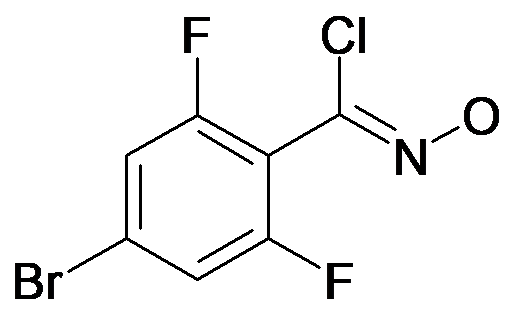 4-Bromo-2,6-difluoro-N-hydroxybenzenecarboximidoyl chloride