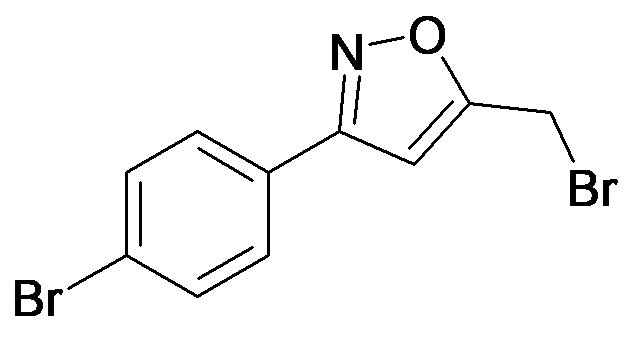 5-Bromomethyl-3-(4-bromo-phenyl)-isoxazole
