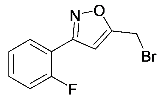 5-Bromomethyl-3-(2-fluoro-phenyl)-isoxazole