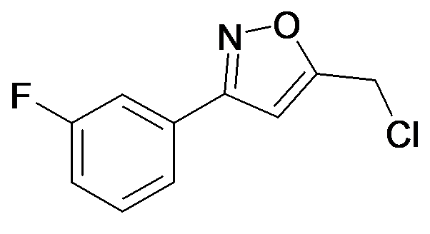 5-Chloromethyl-3-(3-fluoro-phenyl)-isoxazole