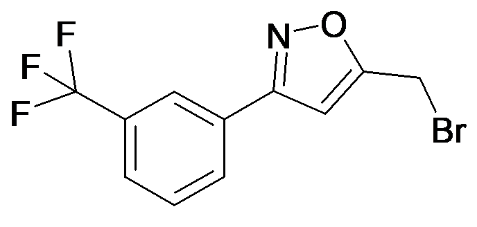 5-Bromomethyl-3-(3-trifluoromethyl-phenyl)-isoxazole