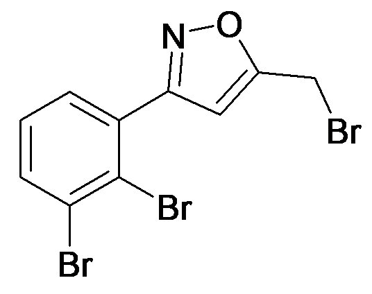 5-Bromomethyl-3-(2,3-dibromo-phenyl)-isoxazole