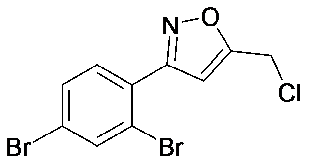 5-Chloromethyl-3-(2,4-dibromo-phenyl)-isoxazole