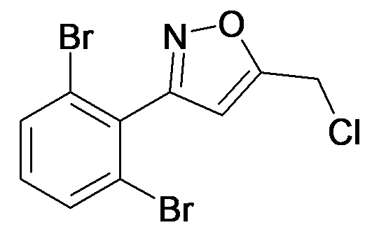 5-Chloromethyl-3-(2,6-dibromo-phenyl)-isoxazole