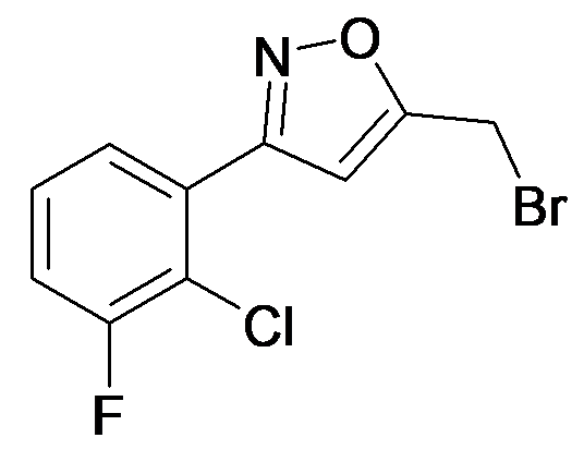 5-Bromomethyl-3-(2-chloro-3-fluoro-phenyl)-isoxazole