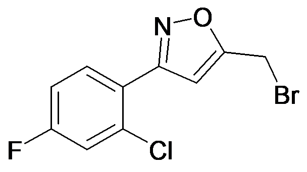 5-Bromomethyl-3-(2-chloro-4-fluoro-phenyl)-isoxazole