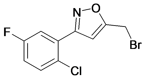 5-Bromomethyl-3-(2-chloro-5-fluoro-phenyl)-isoxazole
