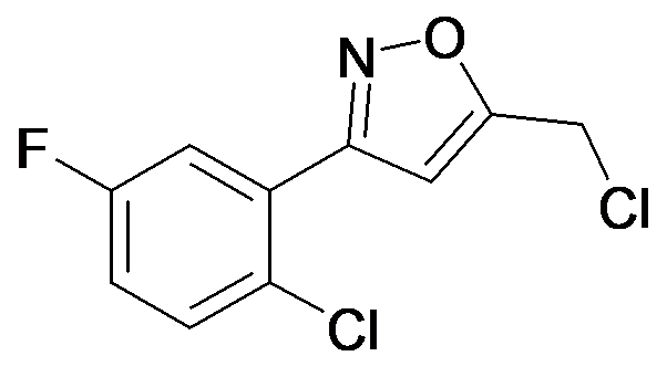 3-(2-Chloro-5-fluoro-phenyl)-5-chloromethyl-isoxazole
