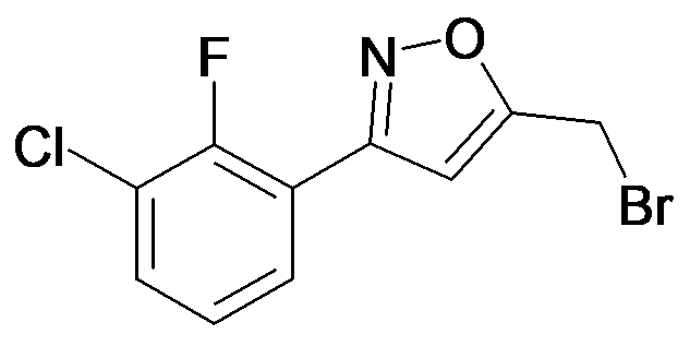 5-Bromomethyl-3-(3-chloro-2-fluoro-phenyl)-isoxazole