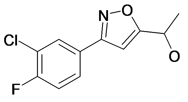 1-[3-(3-Chloro-4-fluoro-phenyl)-isoxazol-5-yl]-ethanol