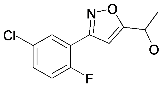 1-[3-(5-Chloro-2-fluoro-phenyl)-isoxazol-5-yl]-ethanol