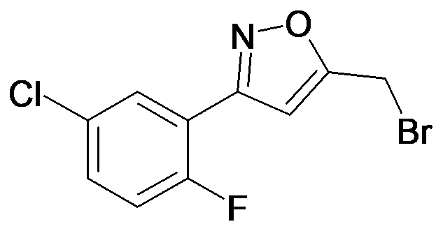 5-Bromomethyl-3-(5-chloro-2-fluoro-phenyl)-isoxazole