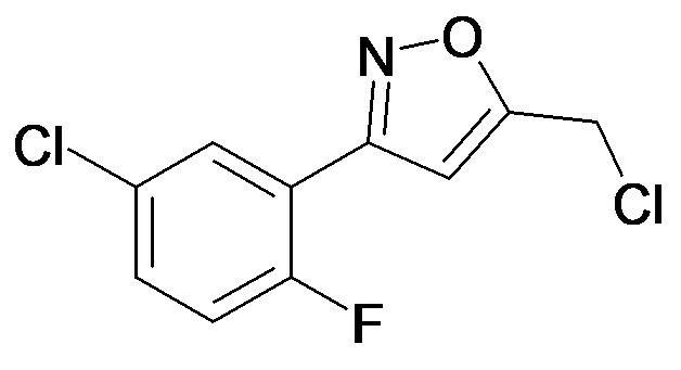 3-(5-Chloro-2-fluoro-phenyl)-5-chloromethyl-isoxazole