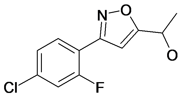 1-[3-(4-Chloro-2-fluoro-phenyl)-isoxazol-5-yl]-ethanol