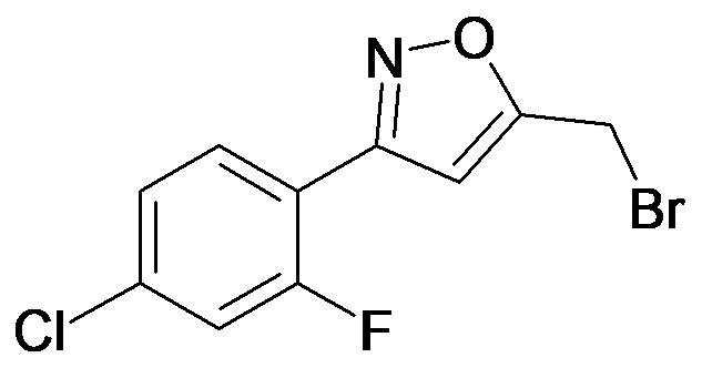 5-Bromomethyl-3-(4-chloro-2-fluoro-phenyl)-isoxazole