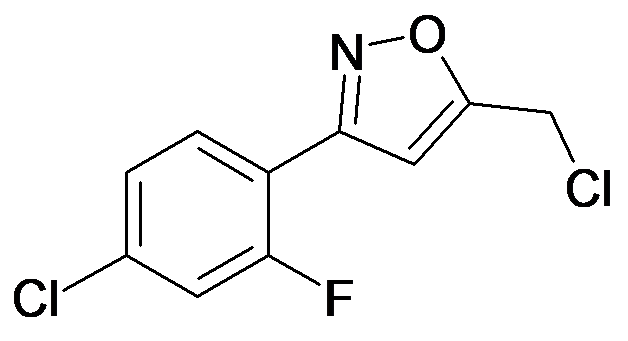 3-(4-Chloro-2-fluoro-phenyl)-5-chloromethyl-isoxazole
