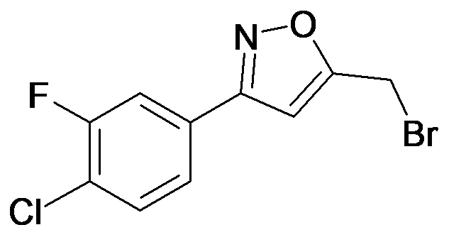 5-Bromomethyl-3-(4-chloro-3-fluoro-phenyl)-isoxazole