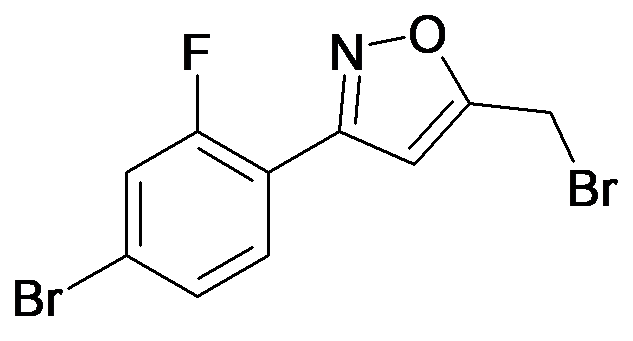 3-(4-Bromo-2-fluoro-phenyl)-5-bromomethyl-isoxazole