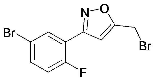 3-(5-Bromo-2-fluoro-phenyl)-5-bromomethyl-isoxazole