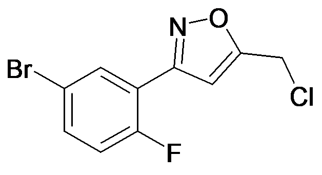 3-(5-Bromo-2-fluoro-phenyl)-5-chloromethyl-isoxazole