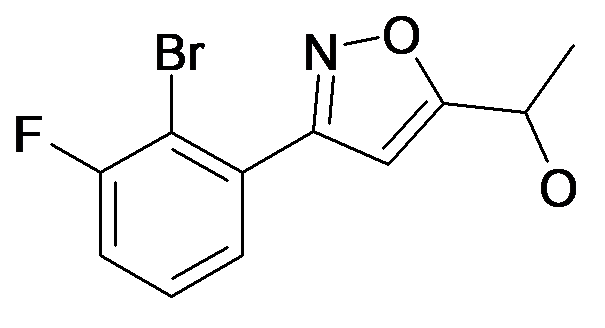 1-[3-(2-Bromo-3-fluoro-phenyl)-isoxazol-5-yl]-ethanol