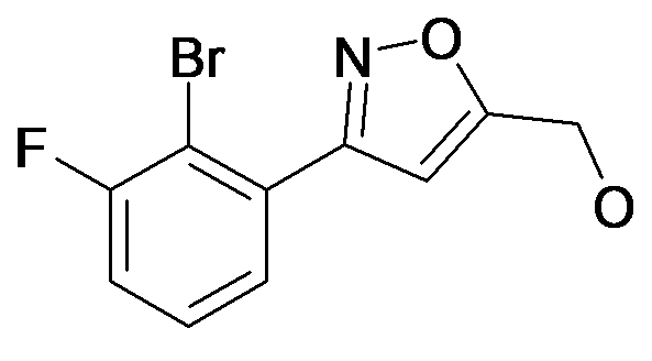 [3-(2-Bromo-3-fluoro-phenyl)-isoxazol-5-yl]-methanol