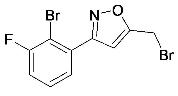 3-(2-Bromo-3-fluoro-phenyl)-5-bromomethyl-isoxazole