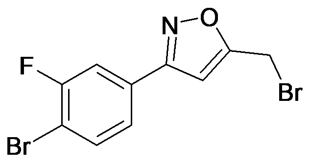 3-(4-Bromo-3-fluoro-phenyl)-5-bromomethyl-isoxazole