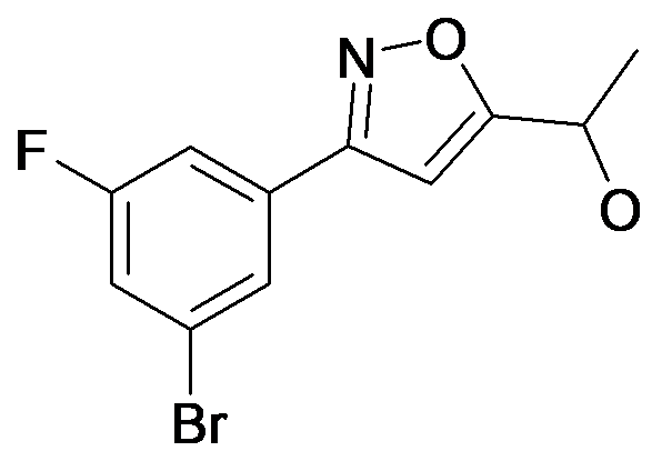 1-[3-(3-Bromo-5-fluoro-phenyl)-isoxazol-5-yl]-ethanol