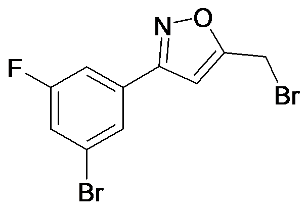 3-(3-Bromo-5-fluoro-phenyl)-5-bromomethyl-isoxazole