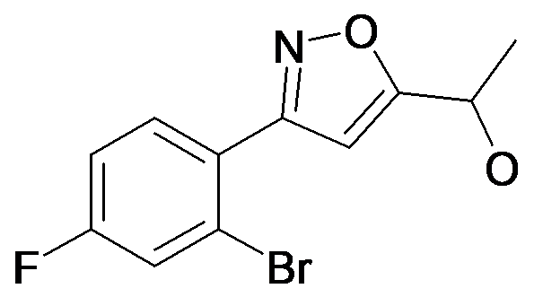 1-[3-(2-Bromo-4-fluoro-phenyl)-isoxazol-5-yl]-ethanol