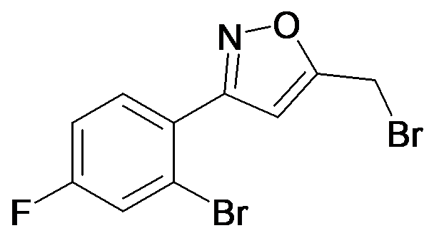 3-(2-Bromo-4-fluoro-phenyl)-5-bromomethyl-isoxazole